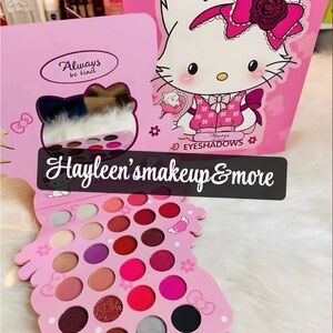 Hello Kitty Eyeshadow Palette - Vibrant Pink and Red Collection